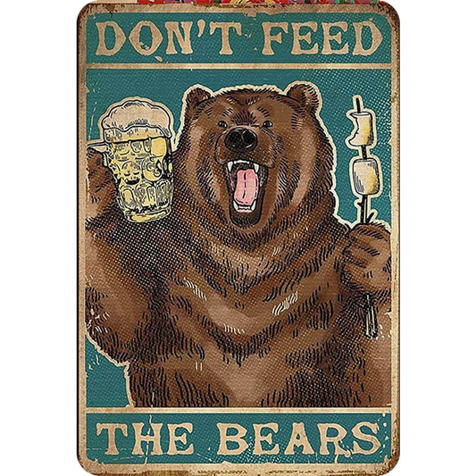 8x12 Funny Bar Metal Sign – Tin Wall Art for Home Bars & Man Caves | Tin & Time Co.#5033