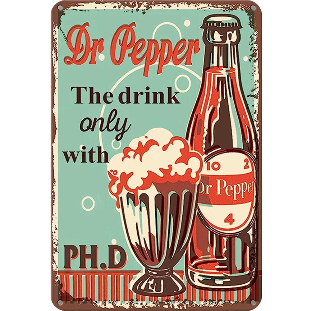 8x12 Funny Bar Metal Sign – Tin Wall Art for Home Bars & Man Caves | Tin & Time Co.#5035