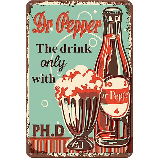 8x12 Funny Bar Metal Sign – Tin Wall Art for Home Bars & Man Caves | Tin & Time Co.#5035