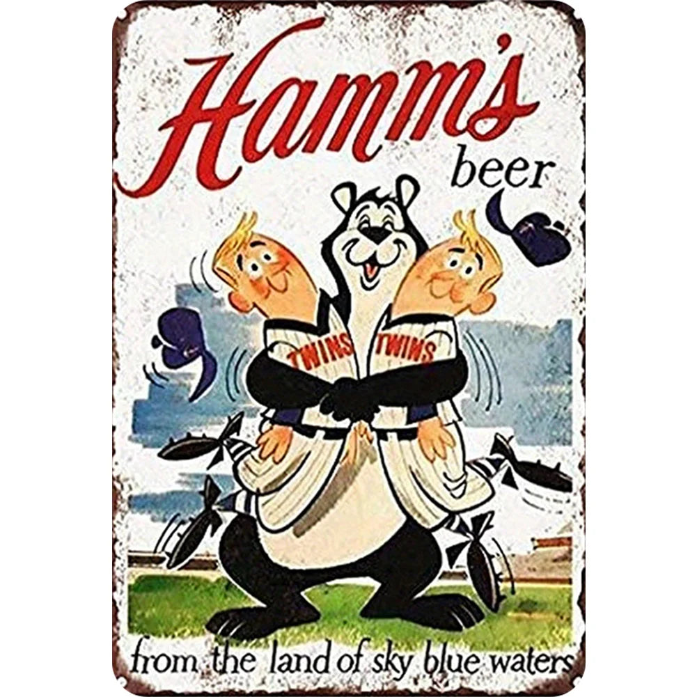 8x12 Funny Bar Metal Sign – Tin Wall Art for Home Bars & Man Caves | Tin & Time Co.#5039