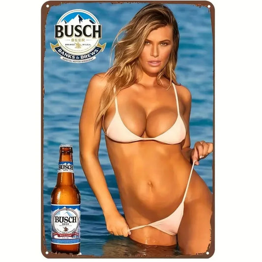 8x12 Funny Bar Metal Sign – Tin Wall Art for Home Bars & Man Caves | Tin & Time Co.#5044