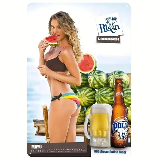 8x12 Funny Bar Metal Sign – Tin Wall Art for Home Bars & Man Caves | Tin & Time Co.#5046