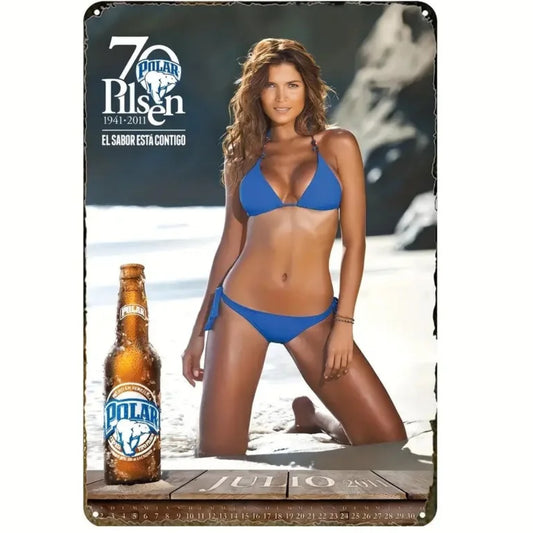 8x12 Funny Bar Metal Sign – Tin Wall Art for Home Bars & Man Caves | Tin & Time Co.#5047