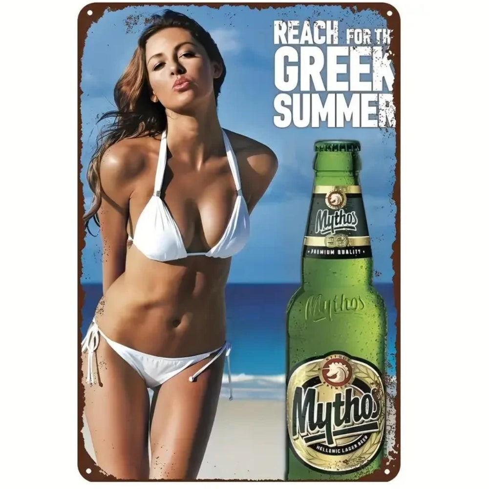 8x12 Funny Bar Metal Sign – Tin Wall Art for Home Bars & Man Caves | Tin & Time Co.#5048