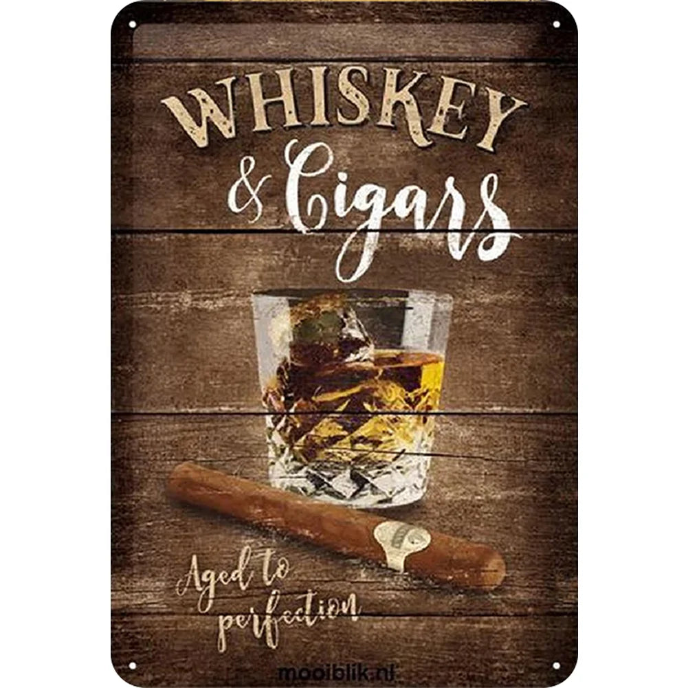 8x12 Funny Bar Metal Sign – Tin Wall Art for Home Bars & Man Caves | Tin & Time Co.#5059