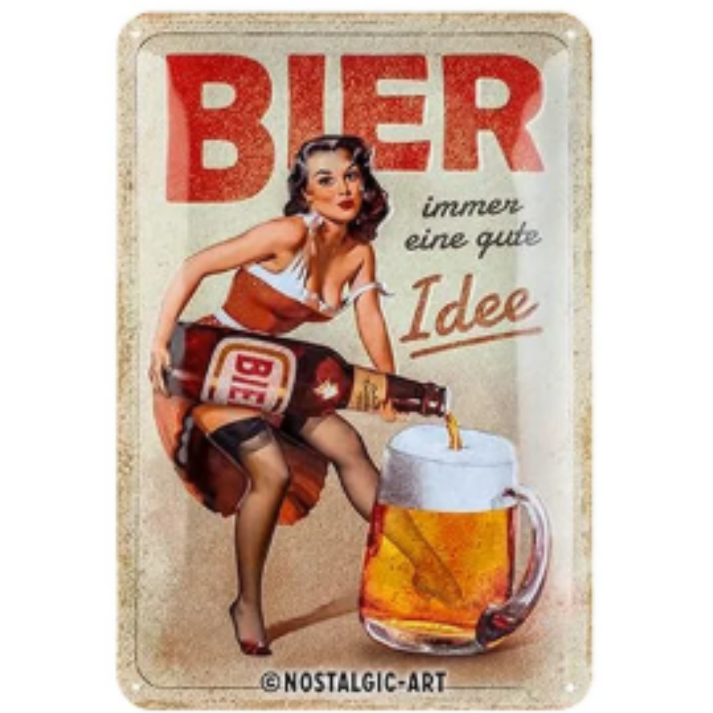 8x12 Funny Bar Metal Sign – Tin Wall Art for Home Bars & Man Caves | Tin & Time Co.#5067