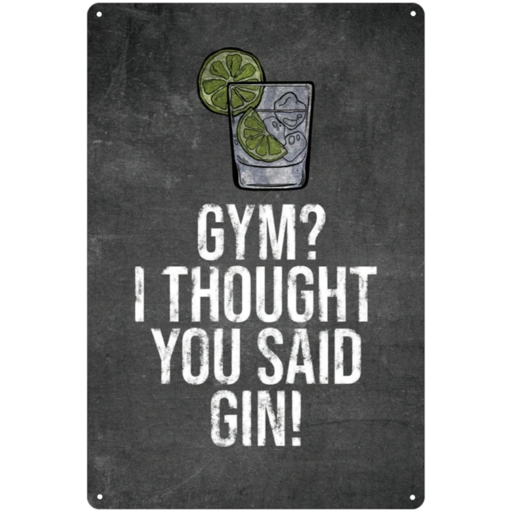 8x12 Funny Bar Metal Sign – Tin Wall Art for Home Bars & Man Caves | Tin & Time Co.#5071