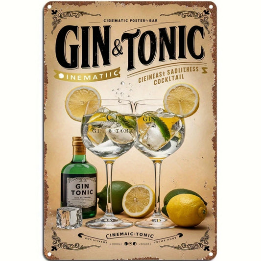 8x12 Funny Bar Metal Sign – Tin Wall Art for Home Bars & Man Caves | Tin & Time Co.#5072