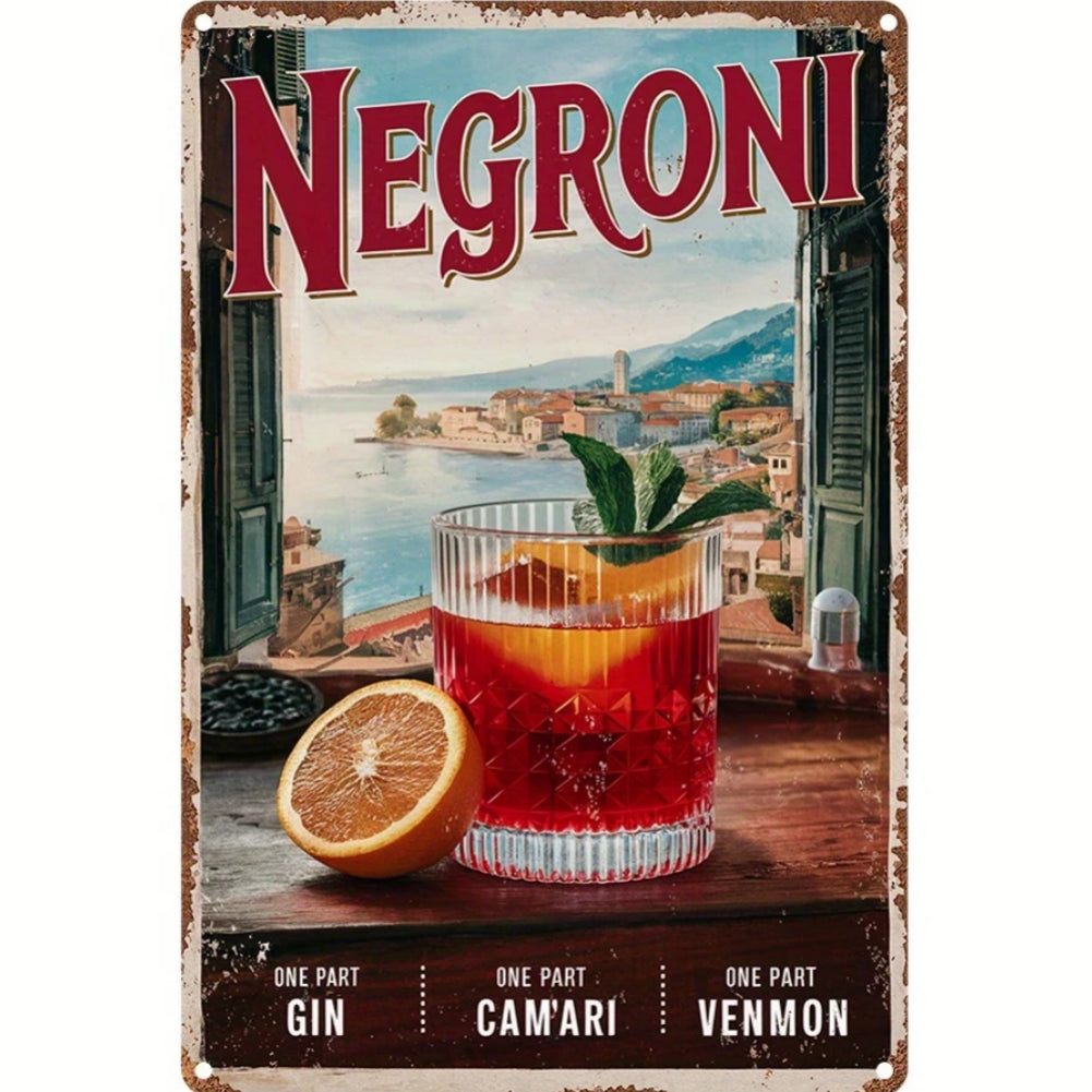 8x12 Funny Bar Metal Sign – Tin Wall Art for Home Bars & Man Caves | Tin & Time Co.#5073