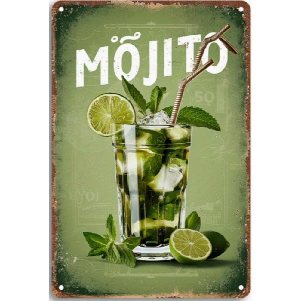 8x12 Funny Bar Metal Sign – Tin Wall Art for Home Bars & Man Caves | Tin & Time Co.#5076