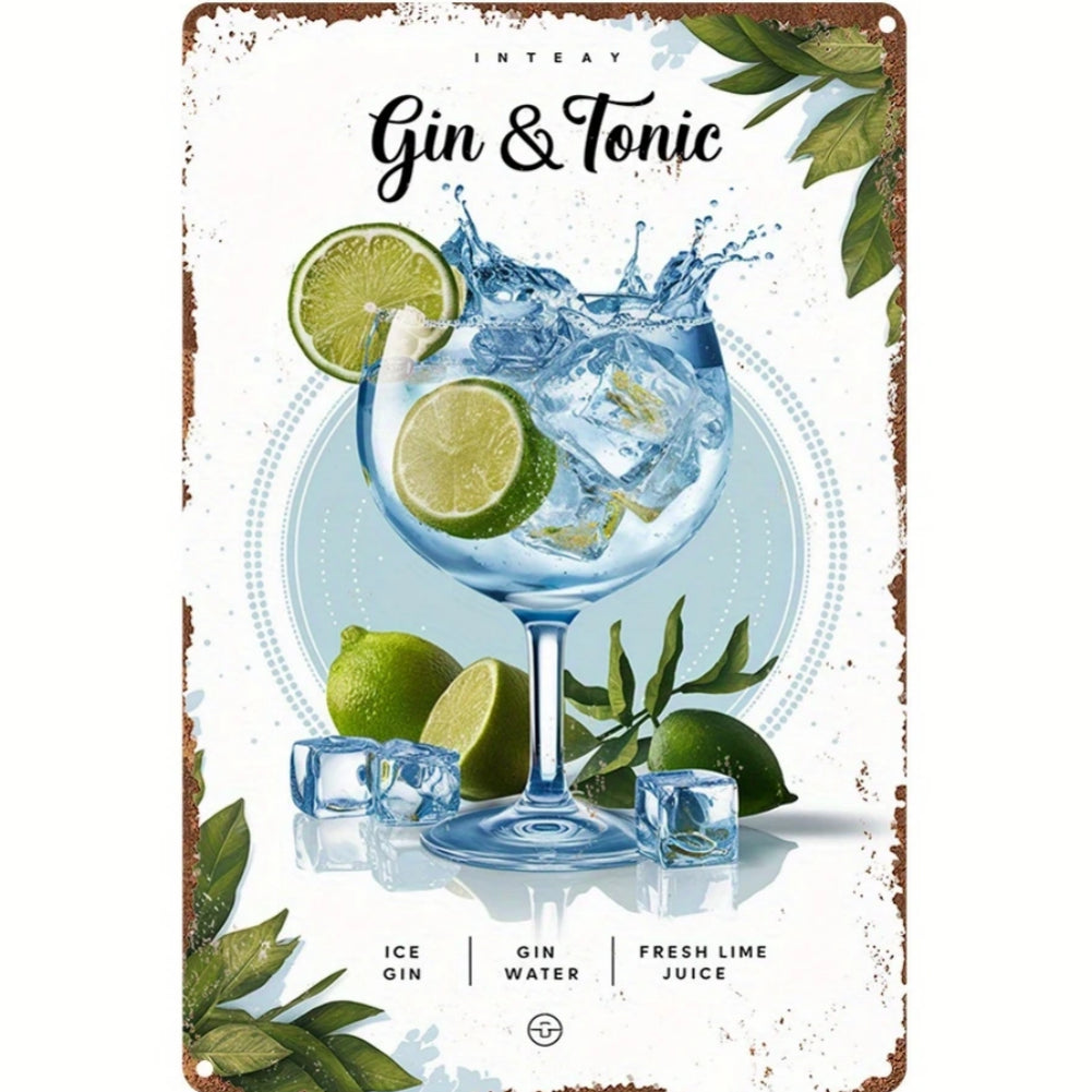 8x12 Funny Bar Metal Sign – Tin Wall Art for Home Bars & Man Caves | Tin & Time Co.#5077