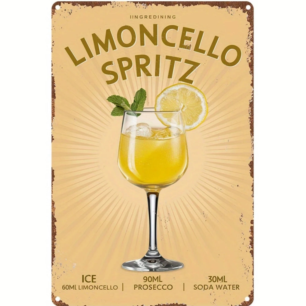 8x12 Funny Bar Metal Sign – Tin Wall Art for Home Bars & Man Caves | Tin & Time Co.#5080