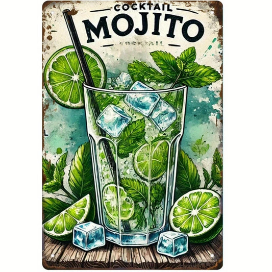 8x12 Funny Bar Metal Sign – Tin Wall Art for Home Bars & Man Caves | Tin & Time Co.#5081