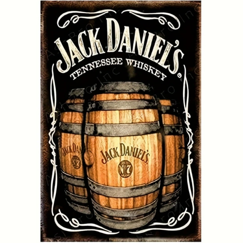 8x12 Funny Bar Metal Sign – Tin Wall Art for Home Bars & Man Caves | Tin & Time Co.#5083