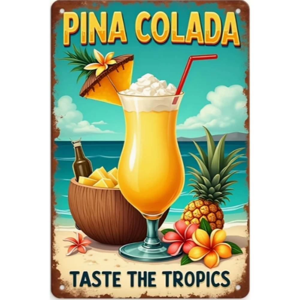 8x12 Funny Bar Metal Sign – Tin Wall Art for Home Bars & Man Caves | Tin & Time Co.#5095