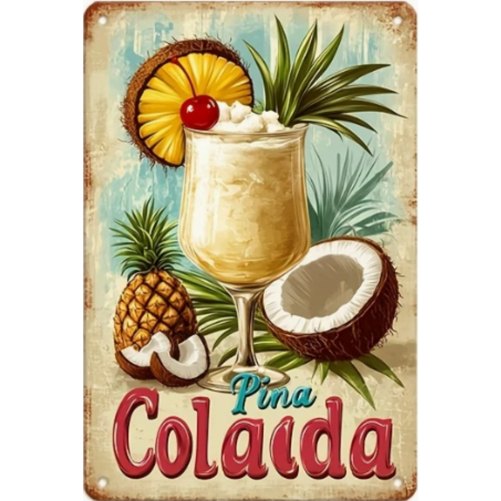 8x12 Funny Bar Metal Sign – Tin Wall Art for Home Bars & Man Caves | Tin & Time Co.#5096