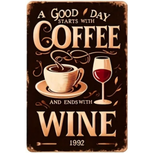 8x12 Funny Bar Metal Sign – Tin Wall Art for Home Bars & Man Caves | Tin & Time Co.#5099