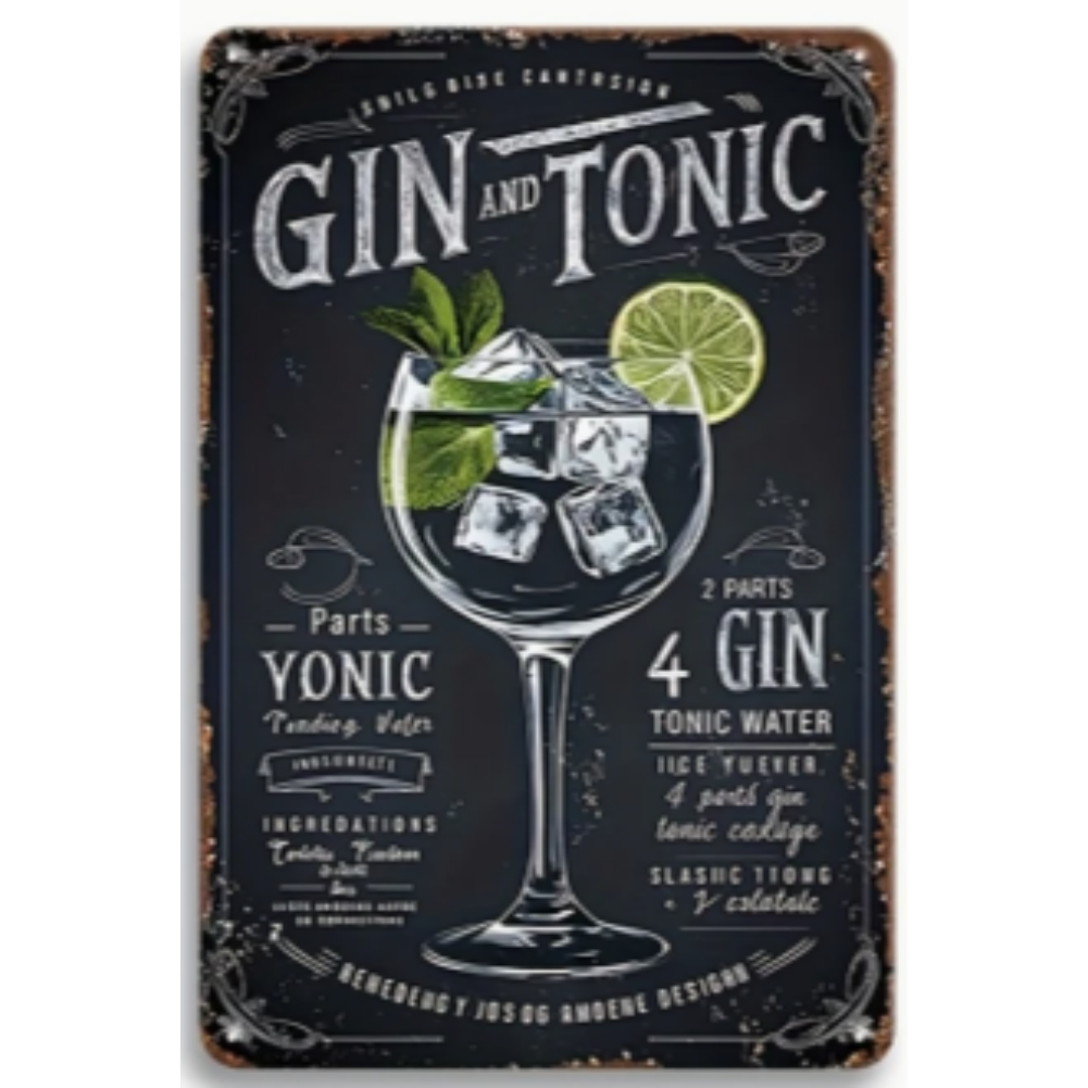 8x12 Funny Bar Metal Sign – Tin Wall Art for Home Bars & Man Caves | Wallcow #5108