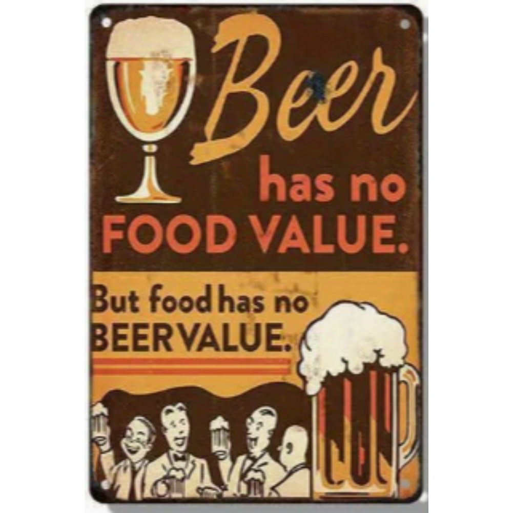 8x12 Funny Bar Metal Sign – Tin Wall Art for Home Bars & Man Caves | Wallcow #5114