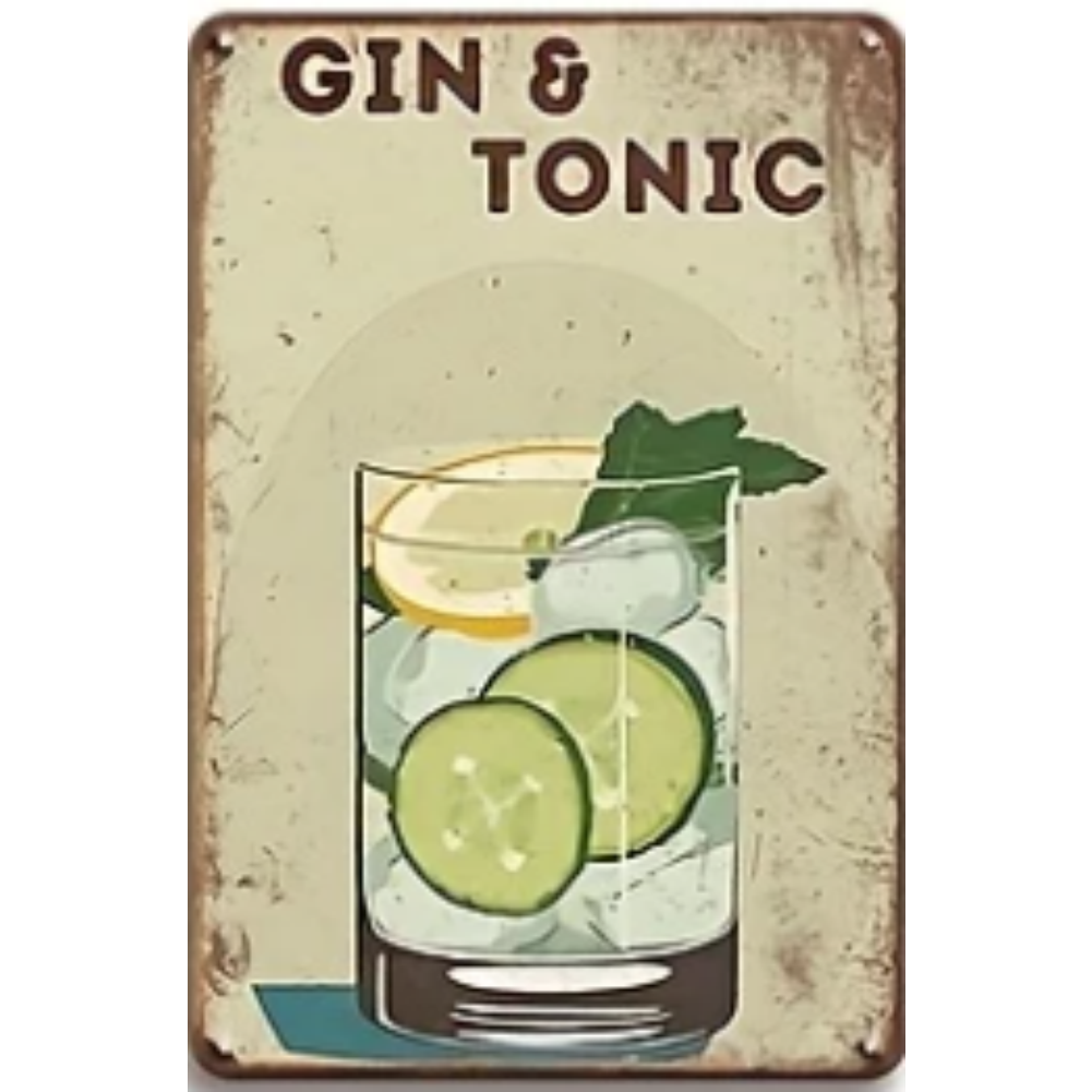 8x12 Funny Bar Metal Sign – Tin Wall Art for Home Bars & Man Caves | Wallcow #5117