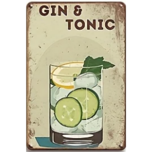 8x12 Funny Bar Metal Sign – Tin Wall Art for Home Bars & Man Caves | Wallcow #5117