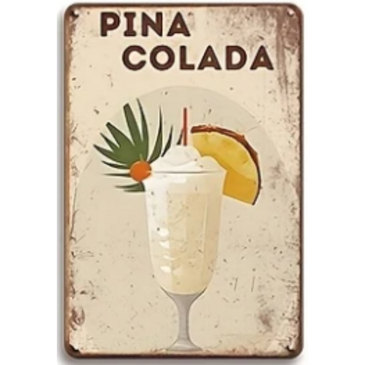 8x12 Funny Bar Metal Sign – Tin Wall Art for Home Bars & Man Caves | Wallcow #5119