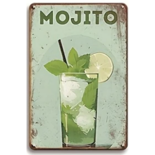 8x12 Funny Bar Metal Sign – Tin Wall Art for Home Bars & Man Caves | Wallcow #5122