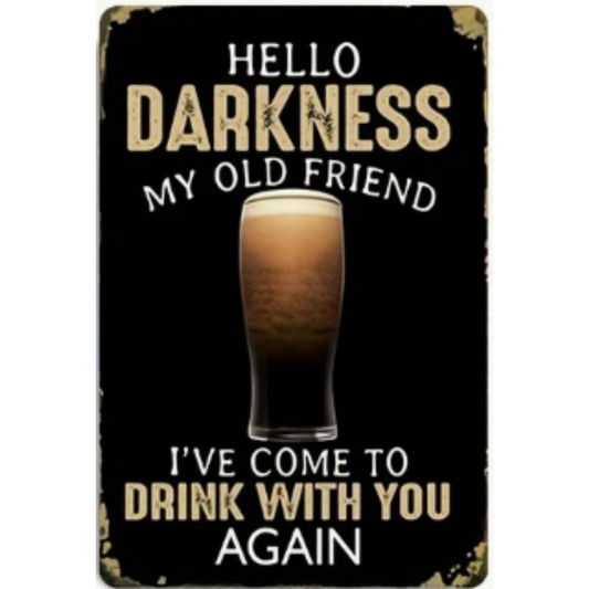 8x12 Funny Bar Metal Sign – Tin Wall Art for Home Bars & Man Caves | Wallcow #5127