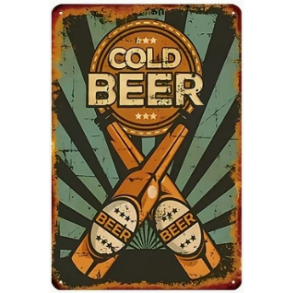 8x12 Funny Bar Metal Sign – Tin Wall Art for Home Bars & Man Caves |Wallcow #5128