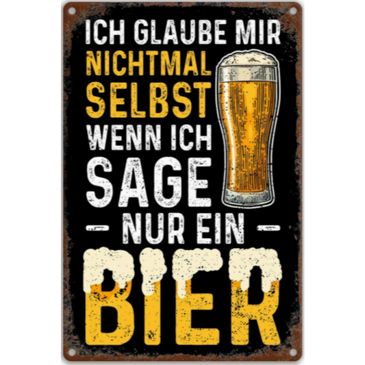8x12 Funny Bar Metal Sign – Tin Wall Art for Home Bars & Man Caves |Wallcow #5133