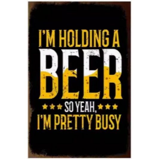 8x12 Funny Bar Metal Sign – Tin Wall Art for Home Bars & Man Caves |Wallcow #5137