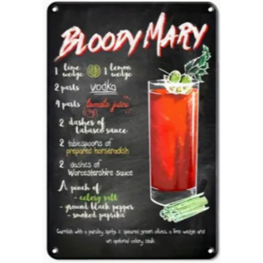 8x12 Funny Bar Metal Sign – Tin Wall Art for Home Bars & Man Caves | Wallcow #5146