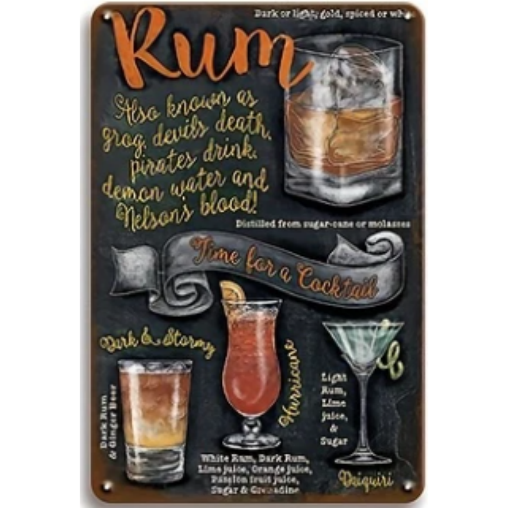 8x12 Funny Bar Metal Sign – Tin Wall Art for Home Bars & Man Caves | Tin & Time Co.#5153