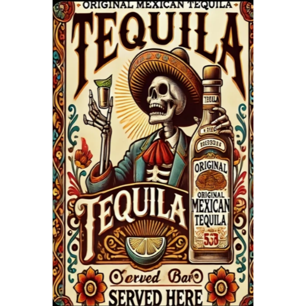 8x12 Funny Bar Metal Sign – Tin Wall Art for Home Bars & Man Caves | Tin & Time Co.#5157