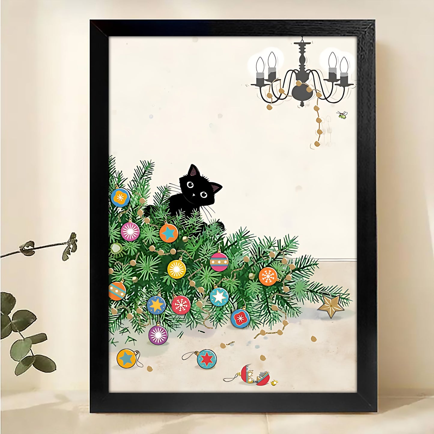 W441 Natural Wood Grain Canvas Decorative Painting – High-Quality Abstract Art | Ideal for Living Rooms and Offices