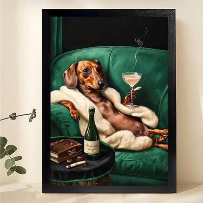 W305 Natural Wood Canvas – High-Quality Abstract Art | Perfect for Living Room & Office