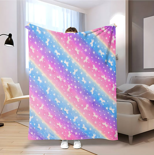 T085 Flannel Blanket for Bed, Couch, Recliner & Travel - All-Season Comfort, -Pilling, Suitable for Adults and Teens