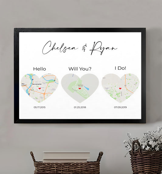 Neutral Abstract Framed Wall Art – Minimalist Line Art for Office or Studio |  Wallcow #M3006