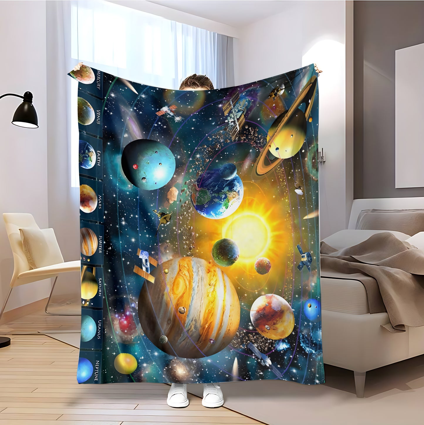 T097 Flannel Blanket for Bed, Couch, Recliner & Travel - All-Season Comfort, -Pilling, Suitable for Adults and Teens