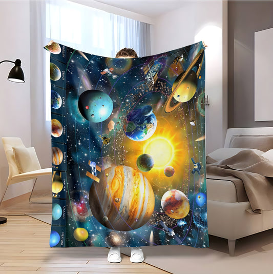 T097 Flannel Blanket for Bed, Couch, Recliner & Travel - All-Season Comfort, -Pilling, Suitable for Adults and Teens