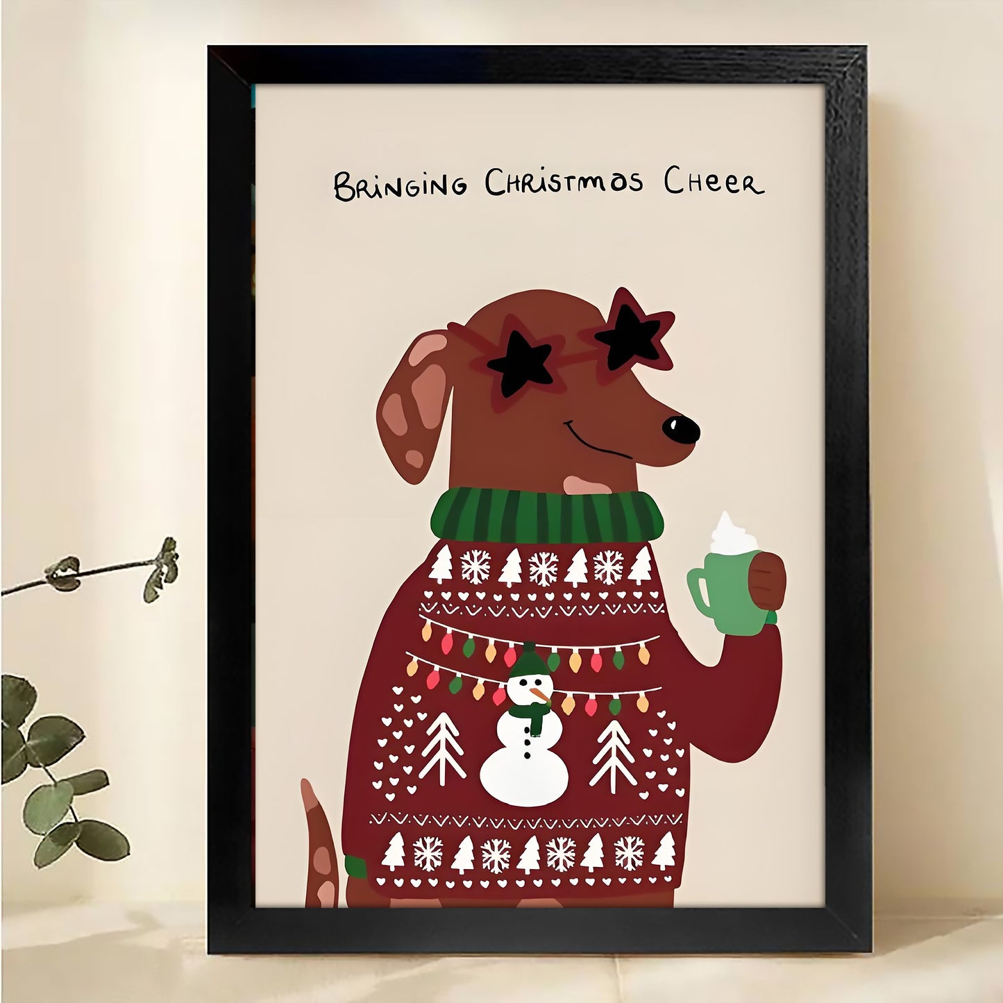 W359 Natural Wood Canvas – High-Quality Abstract Art | Perfect for Living Room & Office