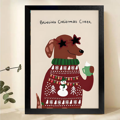 W359 Natural Wood Canvas – High-Quality Abstract Art | Perfect for Living Room & Office