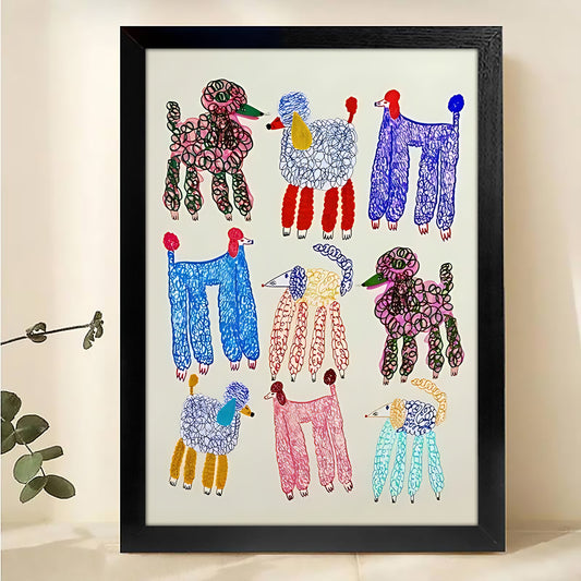 W249 Natural Wood Canvas – High-Quality Abstract Art | Perfect for Living Room & Office