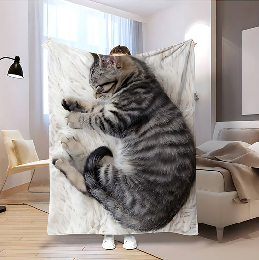 T091 Flannel Blanket for Bed, Couch, Recliner & Travel - All-Season Comfort, -Pilling, Suitable for Adults and Teens