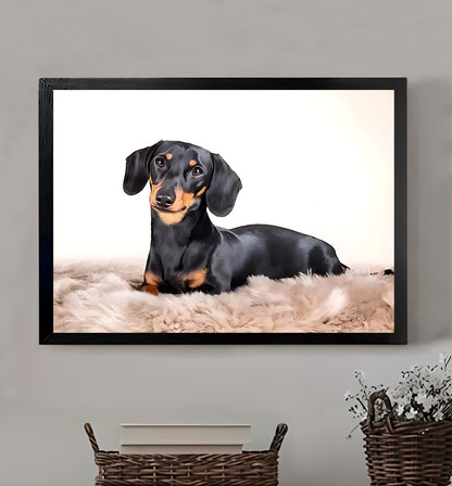 W174  Natural Wood Canvas – High-Quality Abstract Art | Perfect for Living Room & Office