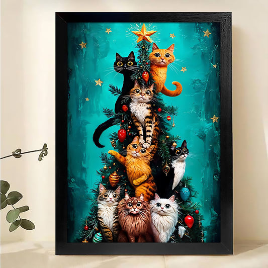 W418 Natural Wood Grain Canvas Decorative Painting – High-Quality Abstract Art | Ideal for Living Rooms and Offices