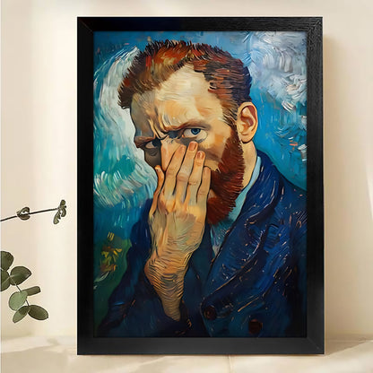 W435 Natural Wood Grain Canvas Decorative Painting – High-Quality Abstract Art | Ideal for Living Rooms and Offices