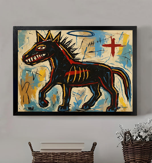 W203  Natural Wood Canvas – High-Quality Abstract Art | Perfect for Living Room & Office