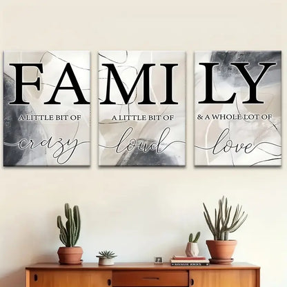 12x16 Neutral Abstract Canvas Art – 3-Piece Modern Wall Decor for Office or Studio | Tin & Time #ZF3002