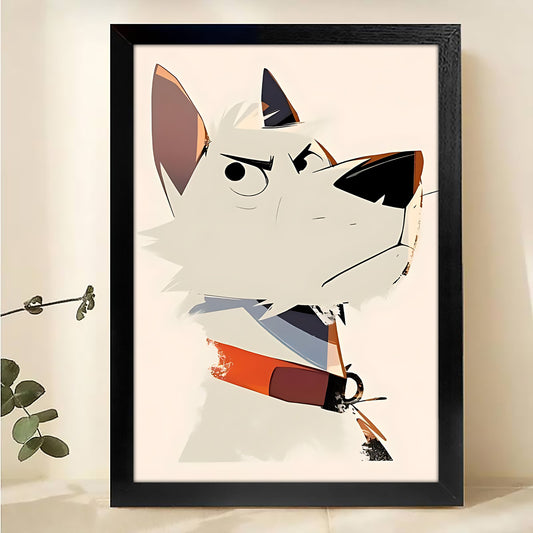 W320 Natural Wood Canvas – High-Quality Abstract Art | Perfect for Living Room & Office